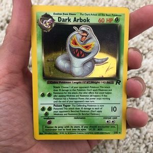 Dark Arbok Holographic Pokémon Card